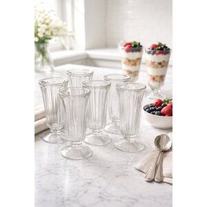 Mid-Century (1940s-60s) Parfait/Sundae Glasses (set of 8)